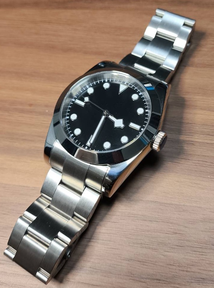 36黒 NO LOGO ノーロゴ オマージュウォッチ 自動巻き 機械式 SEIKO NH35A ダイバー 防水 オイスターパーペチュアル エクスプローラー