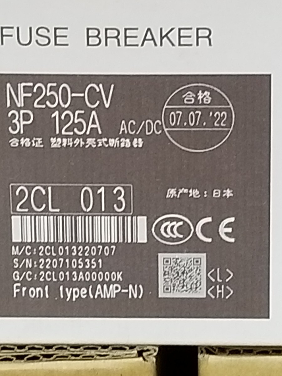 三菱電機 NF250-CV 125A