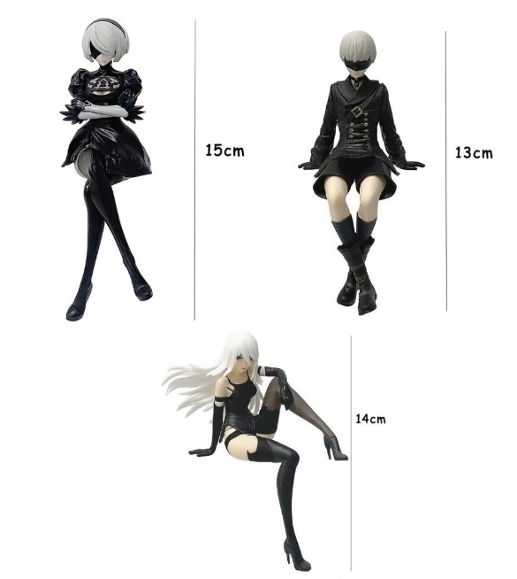 ニーアオートマタ ちょこのせプレミアム フィギュア 3体セット ニーアオートマタ ちょこのせプレミアム フィギュア 3体セット