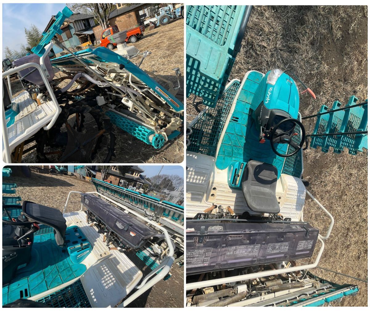 関東　栃木県　小山市　田植機/クボタ/KUBOTA/WP80DSP 262時間 倉庫保管 