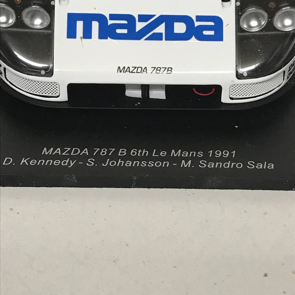 ジャンク MAZDA 787 B 6th Le ManS 1991 / D.Kennedy-S.Johansson-M.Sandro Sala_画像5