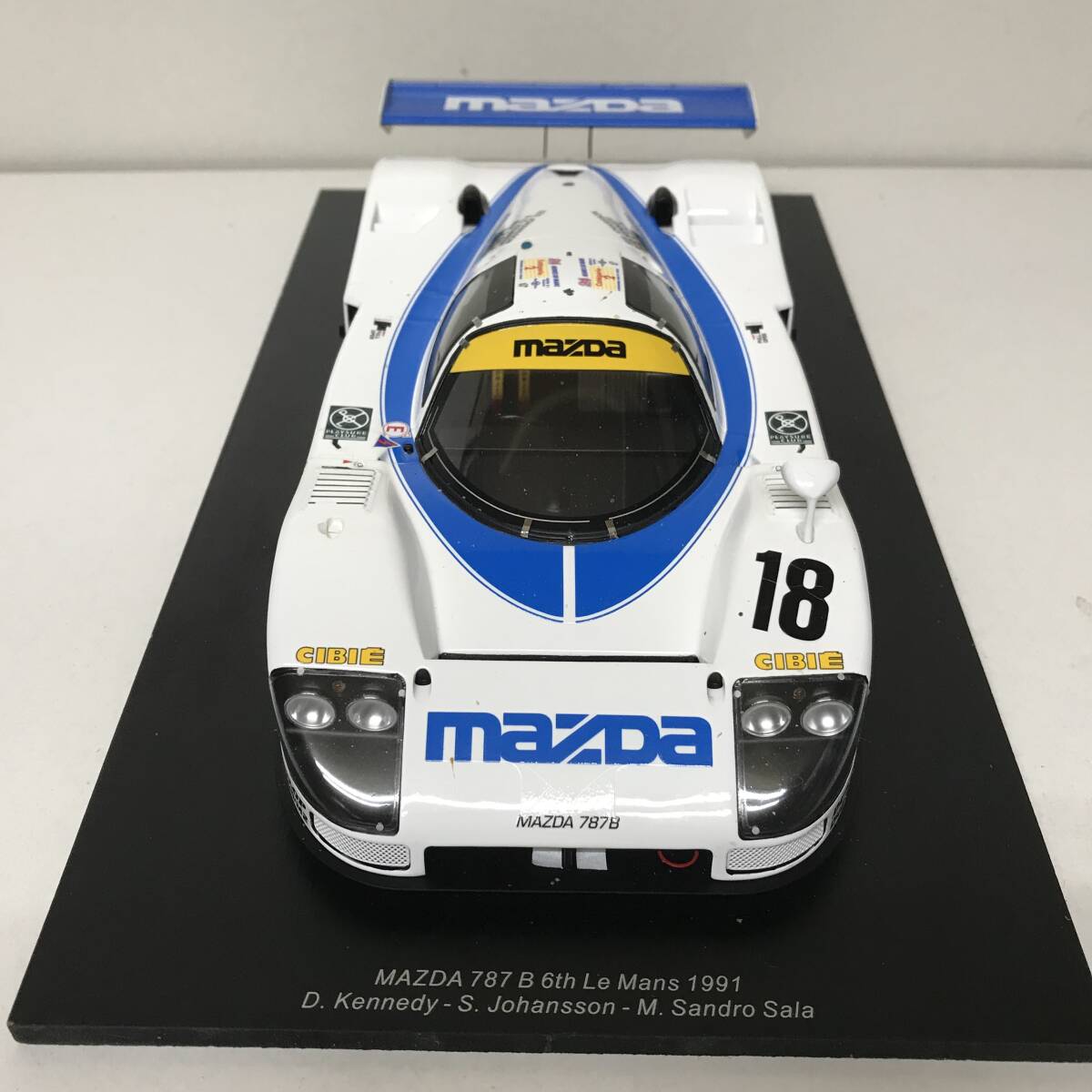 ジャンク MAZDA 787 B 6th Le ManS 1991 / D.Kennedy-S.Johansson-M.Sandro Sala_画像2