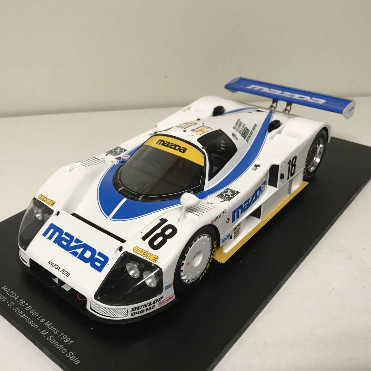 ジャンク MAZDA 787 B 6th Le ManS 1991 / D.Kennedy-S.Johansson-M.Sandro Sala_画像1