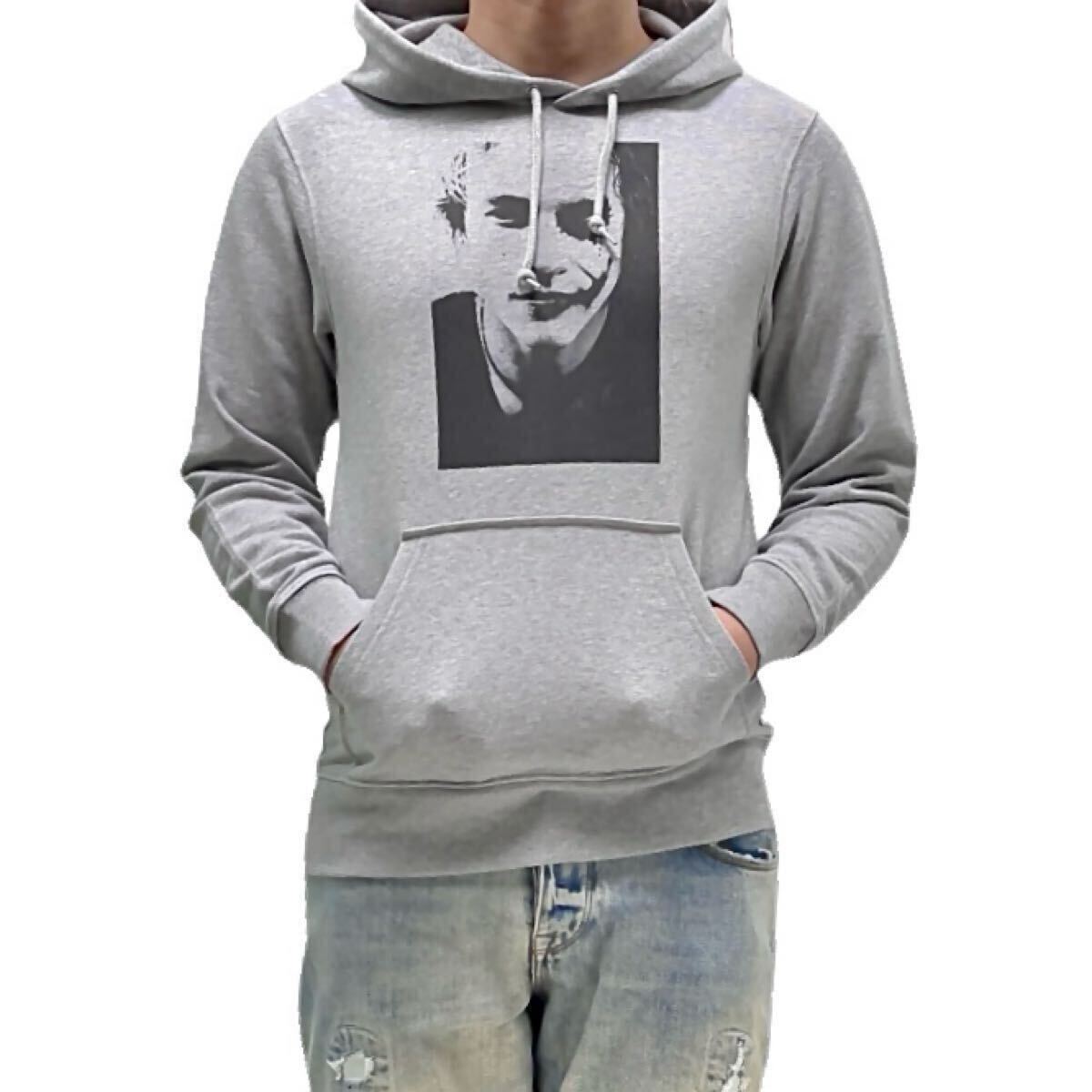 新品 ダークナイト JOKER ジョーカー バットマン ヴィラン 映画 俳優 ヒースレジャー ハーフ コントラスト パーカー ユニセックス Mサイズ