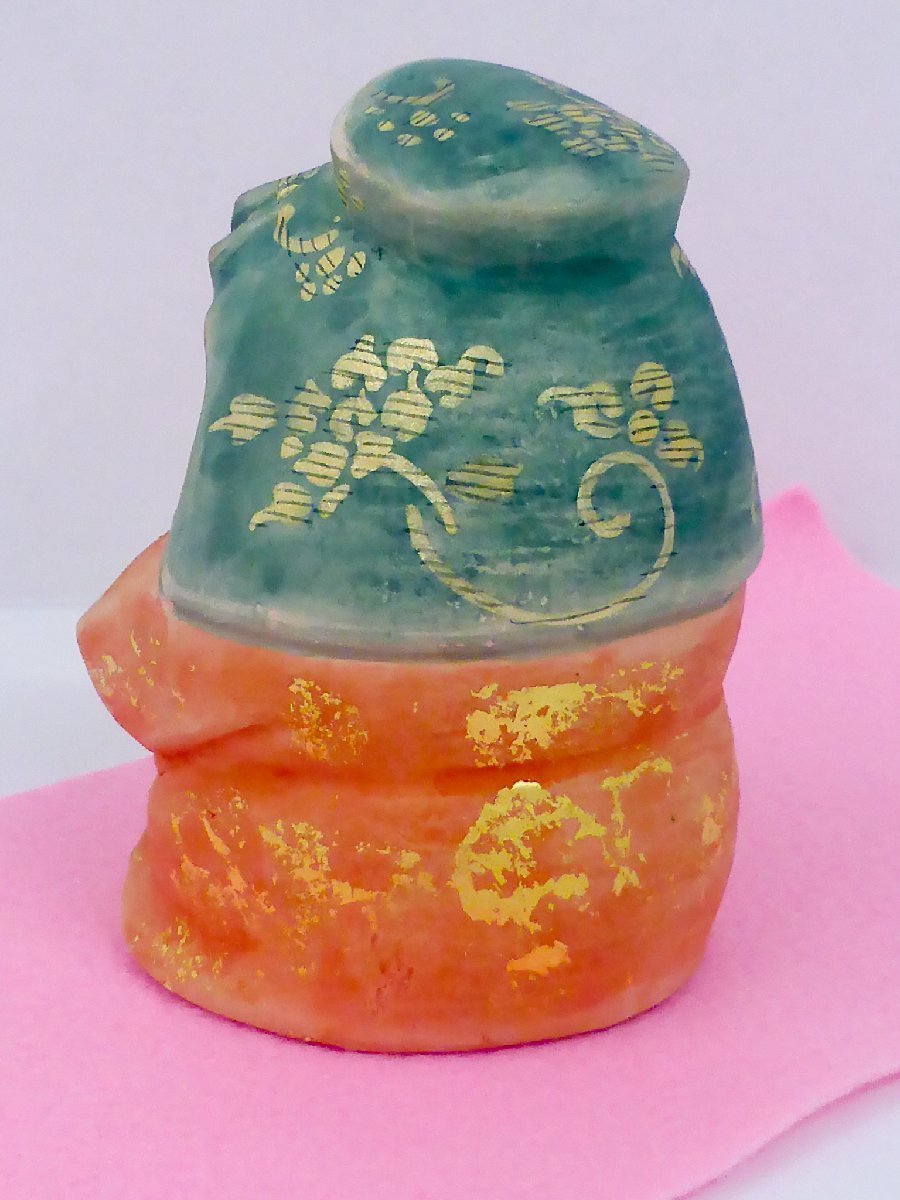 長期保管品】博多人形 童天神 本田宗也作 木箱付き(日本人形
