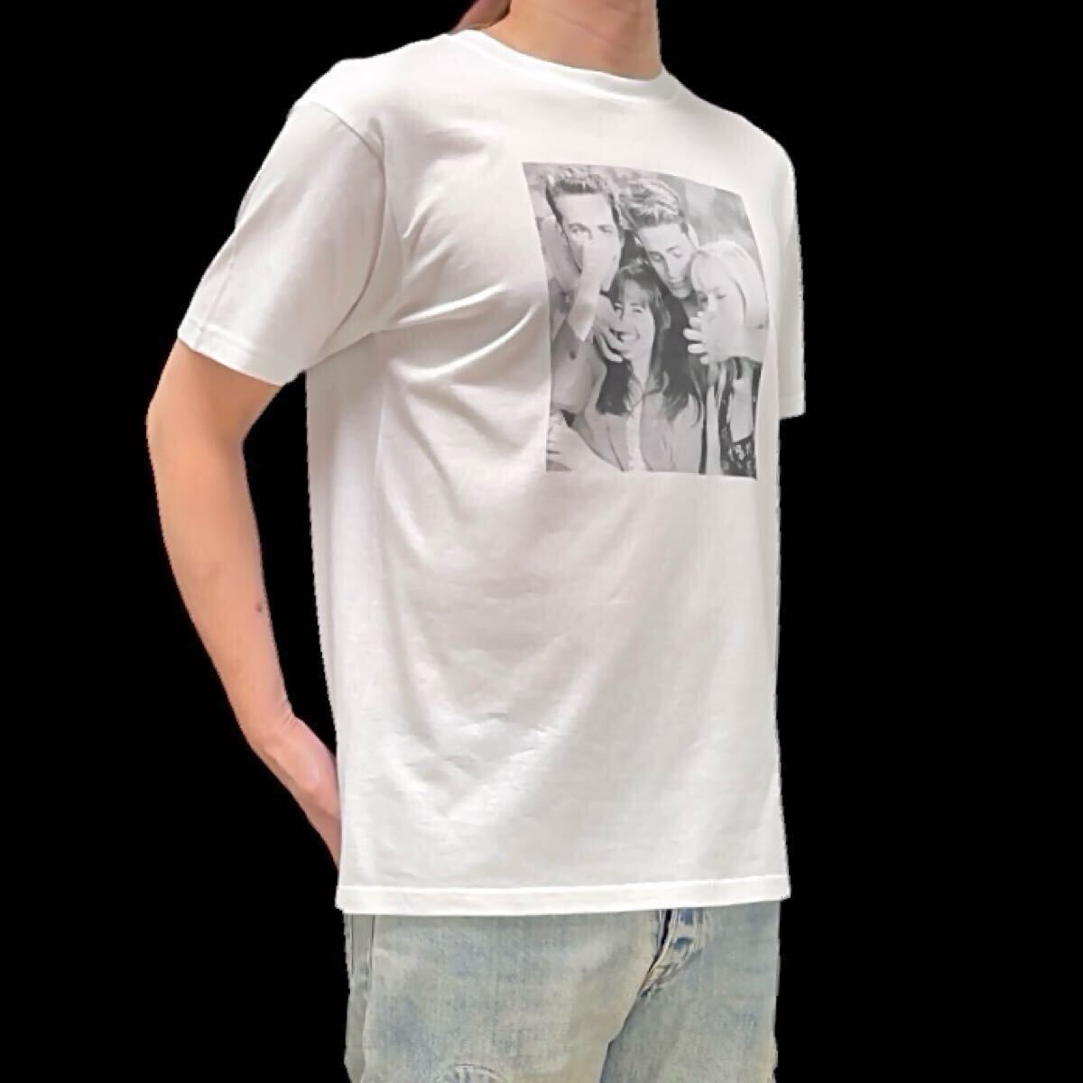 未使用 新品 ビバリーヒルズ高校白書 90年代 青春 海外ドラマ ディラン ブランドン ブレンダ ケリー 仲良し Tシャツ ユニセックス Lサイズ_画像1