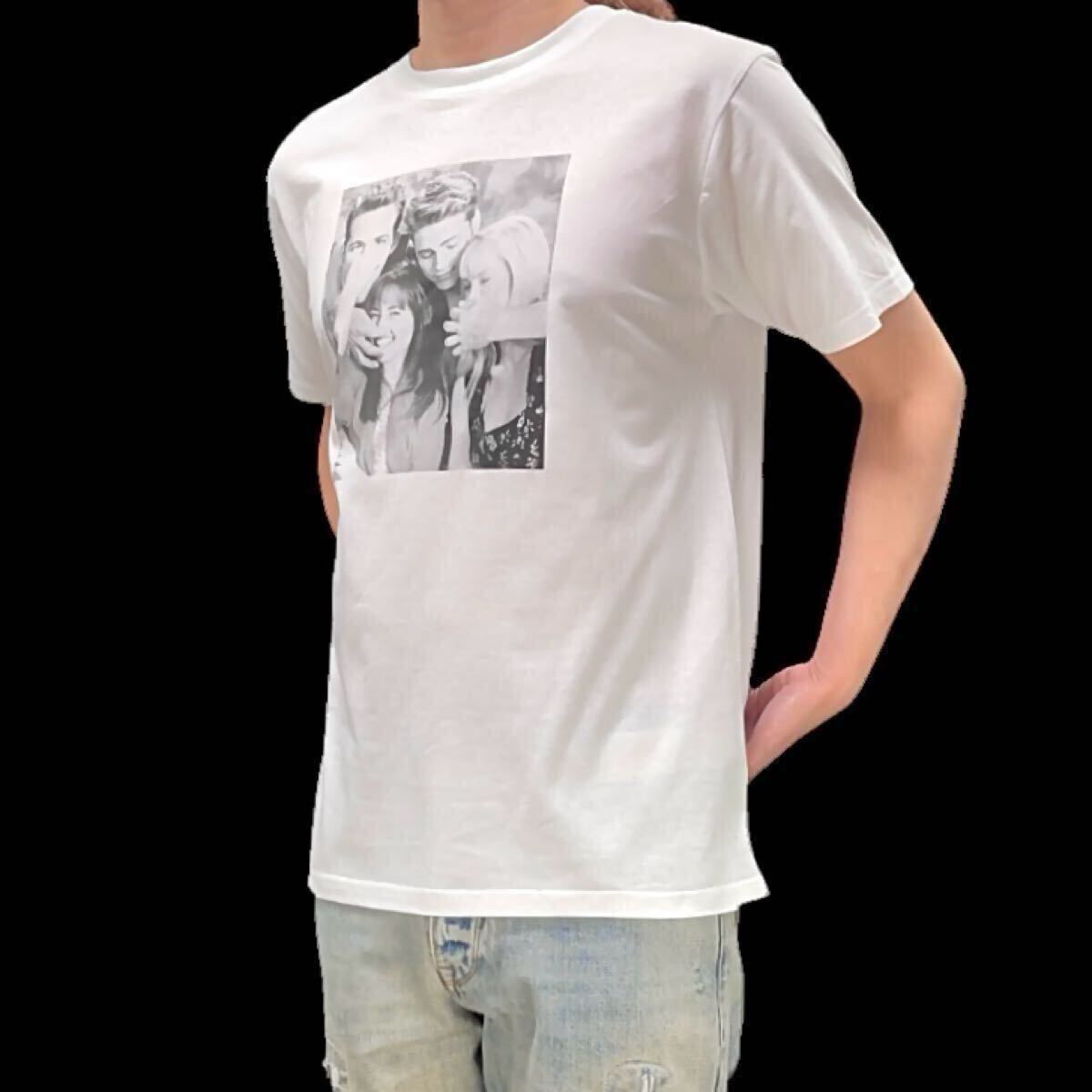 未使用 新品 ビバリーヒルズ高校白書 90年代 青春 海外ドラマ ディラン ブランドン ブレンダ ケリー 仲良し Tシャツ ユニセックス Lサイズ_画像3