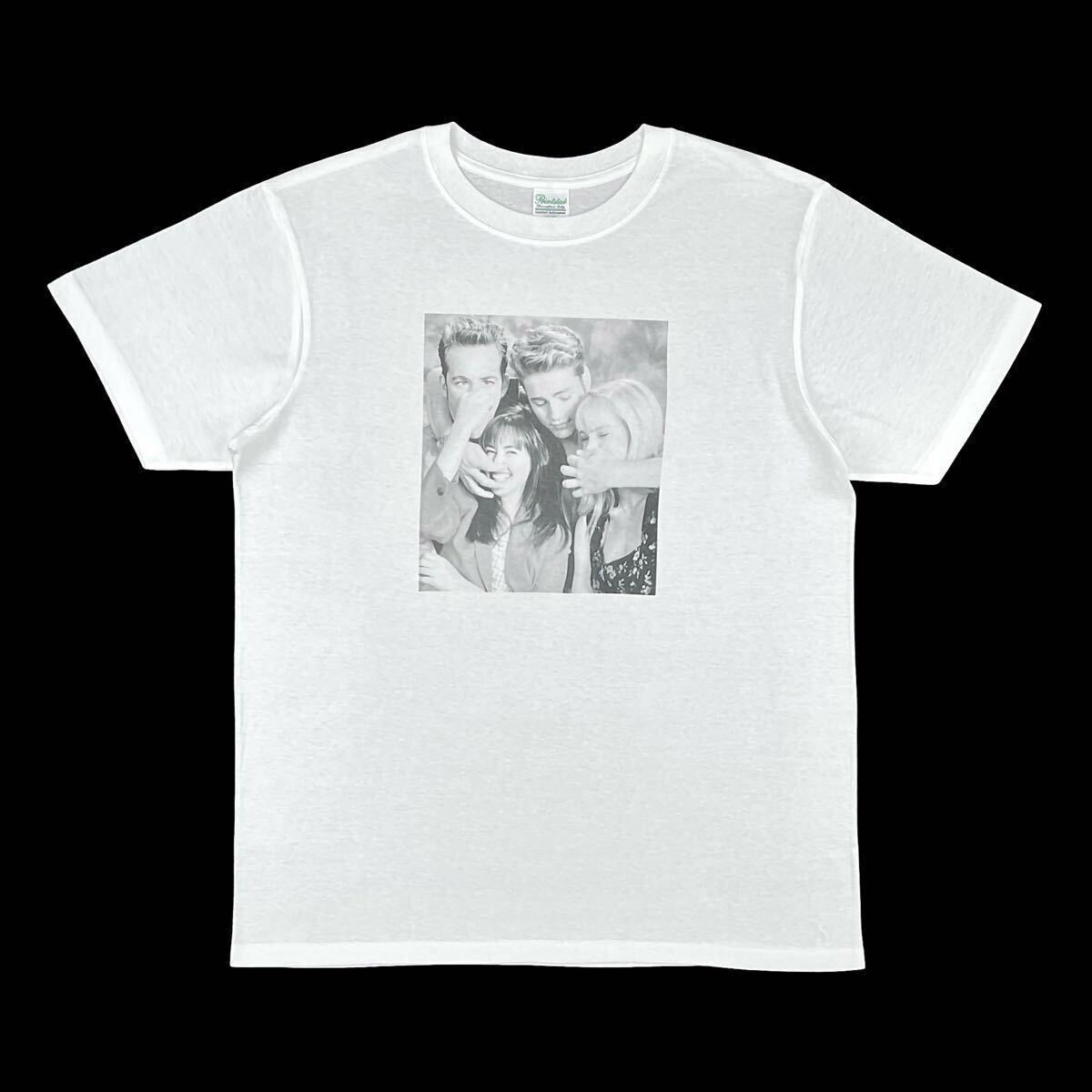 未使用 新品 ビバリーヒルズ高校白書 90年代 青春 海外ドラマ ディラン ブランドン ブレンダ ケリー 仲良し Tシャツ ユニセックス Lサイズ_画像6