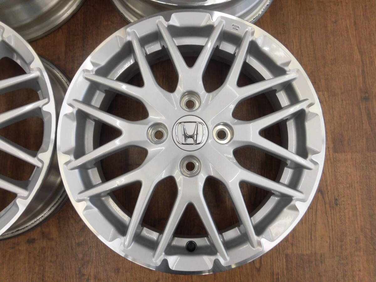 程度良好!! ホイールのみ４本!!◆ホンダ JF3 N-BOX 后期 純正◆15インチ 4.5J+45 100/4H◆HONDA N-WGN N-ONE 他 タイヤ交換 車検用