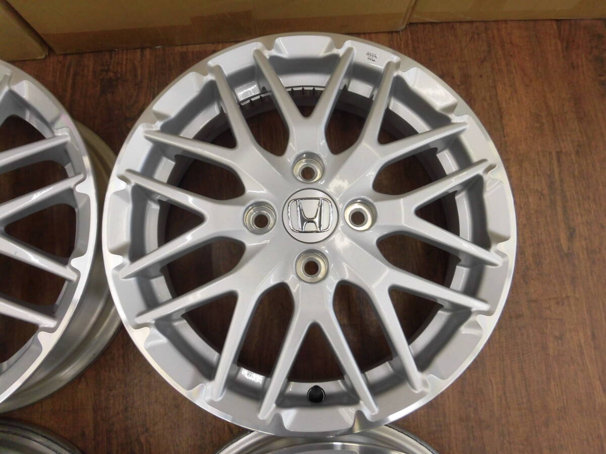 程度良好!! ホイールのみ４本!!◆ホンダ JF3 N-BOX 后期 純正◆15インチ 4.5J+45 100/4H◆HONDA N-WGN N-ONE 他 タイヤ交換 車検用