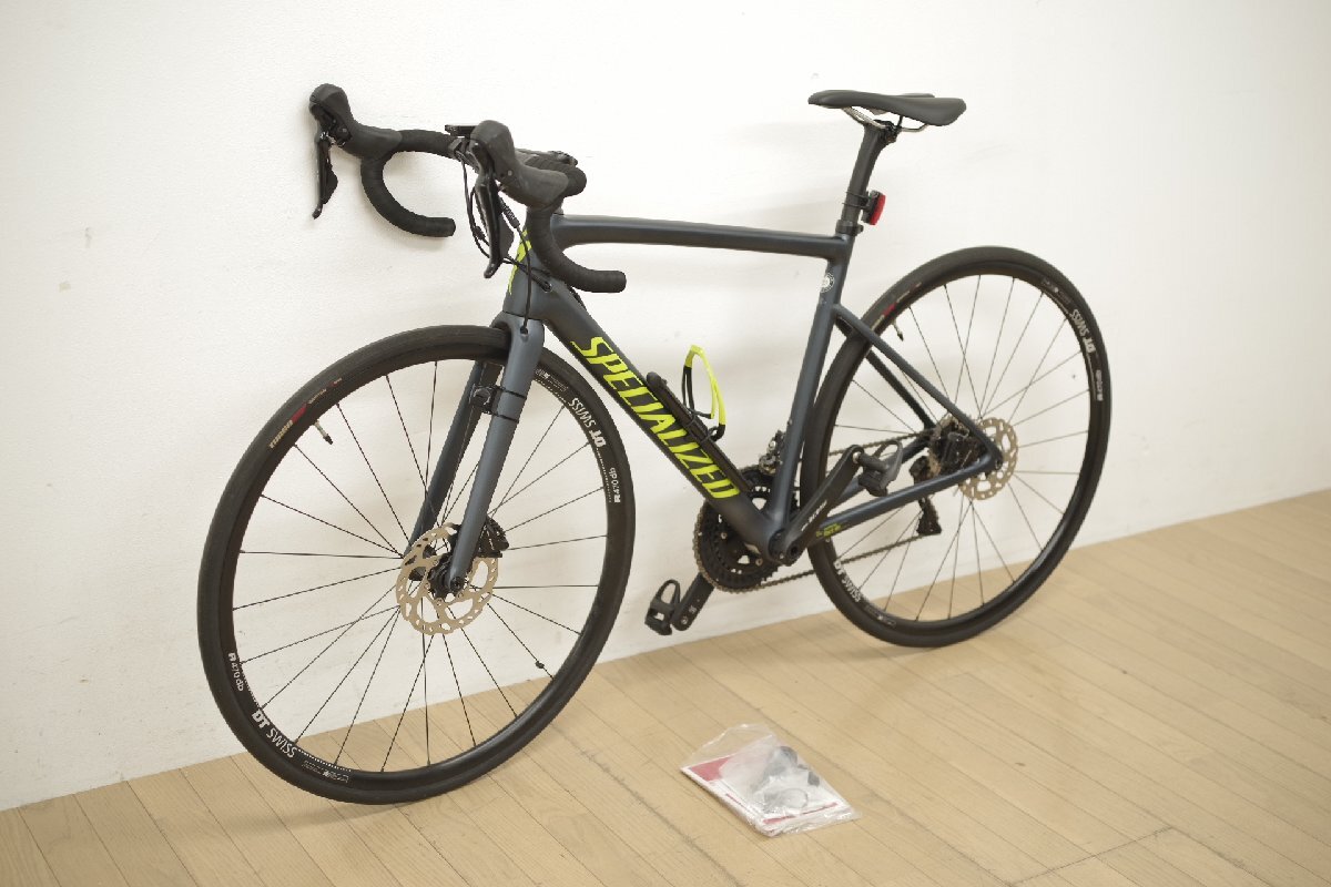 スペシャライズド TARMAC SL6 DISC SPORT ロードバイク フルカーボン 54サイズ shimano 105 ブラック 中古 自転車 2018年モデル
