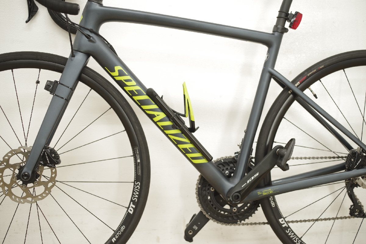 スペシャライズド TARMAC SL6 DISC SPORT ロードバイク フルカーボン 54サイズ shimano 105 ブラック 中古 自転車 2018年モデル