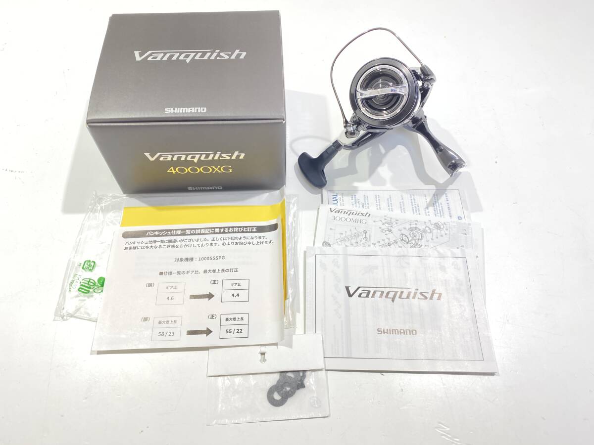 中古品 SHIMANO シマノ 23 ヴァンキッシュ 4000XG 045355 釣具 リール