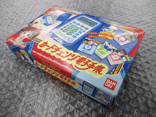 動作未確認(rèn) BANDAI ママレード?ボーイ カードチェンジ電子手帳 外箱?取扱説明書付き 1994年制 バンダイ 當(dāng)時物 札幌 北20條店