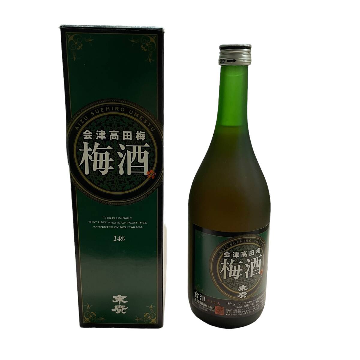 ◆未開栓◆末廣酒造 末廣 すえひろ 會津高田梅 梅酒 720ml 14% 福島県◆配送先：神奈川県限定◆R73041NL