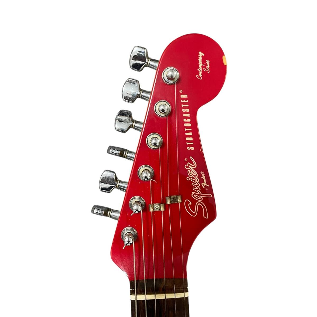 ◆中古品/音出し確認(rèn)済/送料著払◆フェンダー Squier フジゲン制 JVシリアル 1982~83年制造 ST-501 レッド ソフトケース付 X78559NN