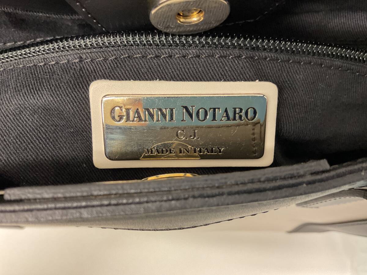 GIANNI NOTARO ハンド バッグ ホワイト IYHK532