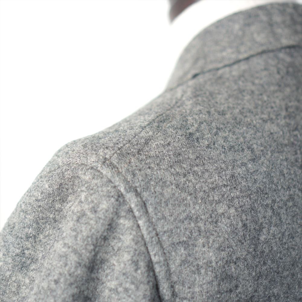 30s40s50s ビンテージ Printz プリンツ Scha Knit チェスターコート ウール グレー _画像4