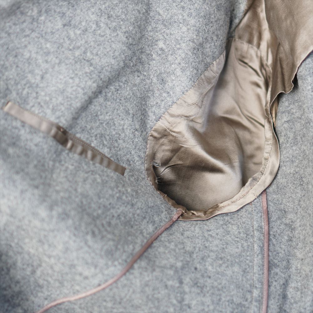 30s40s50s ビンテージ Printz プリンツ Scha Knit チェスターコート ウール グレー _画像6