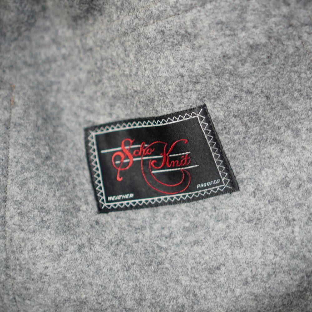 30s40s50s ビンテージ Printz プリンツ Scha Knit チェスターコート ウール グレー _画像7