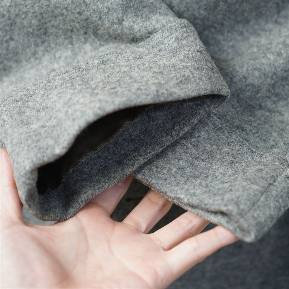 30s40s50s ビンテージ Printz プリンツ Scha Knit チェスターコート ウール グレー _画像10