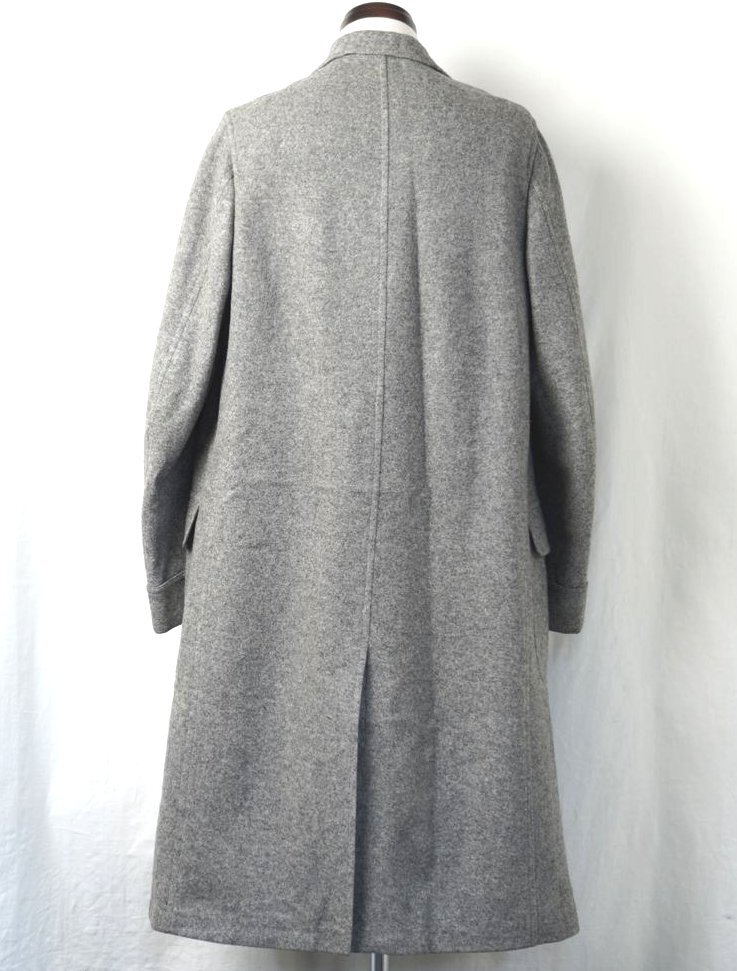 30s40s50s ビンテージ Printz プリンツ Scha Knit チェスターコート ウール グレー _画像3