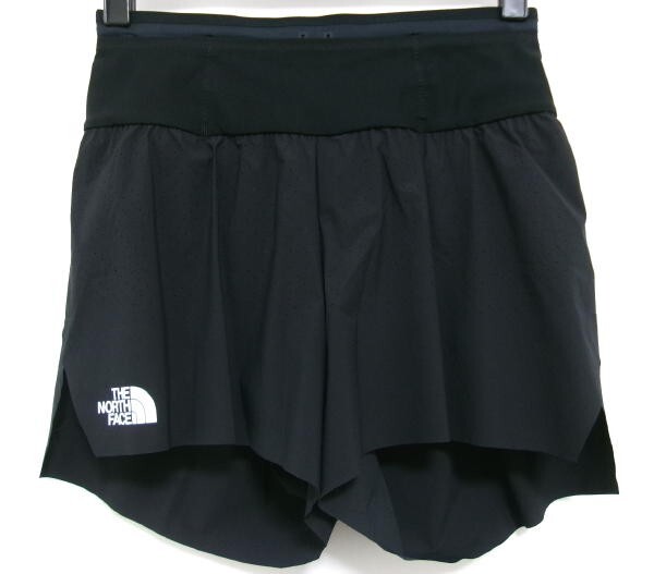 新品★THE NORTH FACE ザノースフェイス★エンデュリストレイルベリーショート ランニングパンツ★L ブラック インナー付 はっ水加工