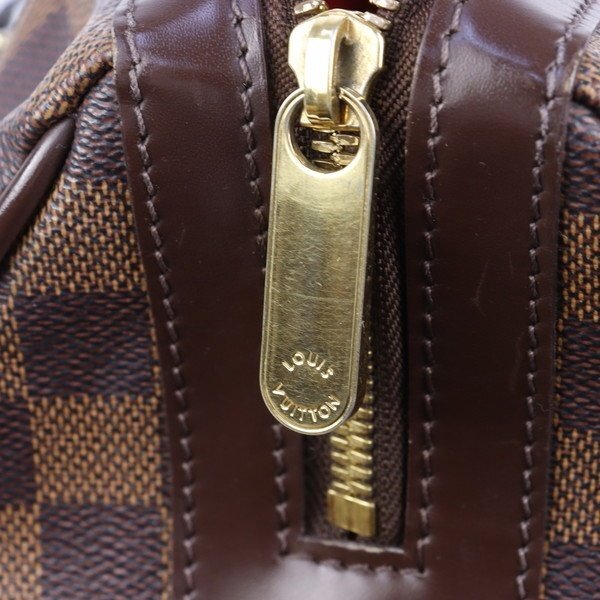 Aランク【ルイ・ヴィトン】バークレー/N52000/ダミエ/ハンドバッグ/ブラウン/LOUIS VUITTON/エベヌ/レディース_画像7