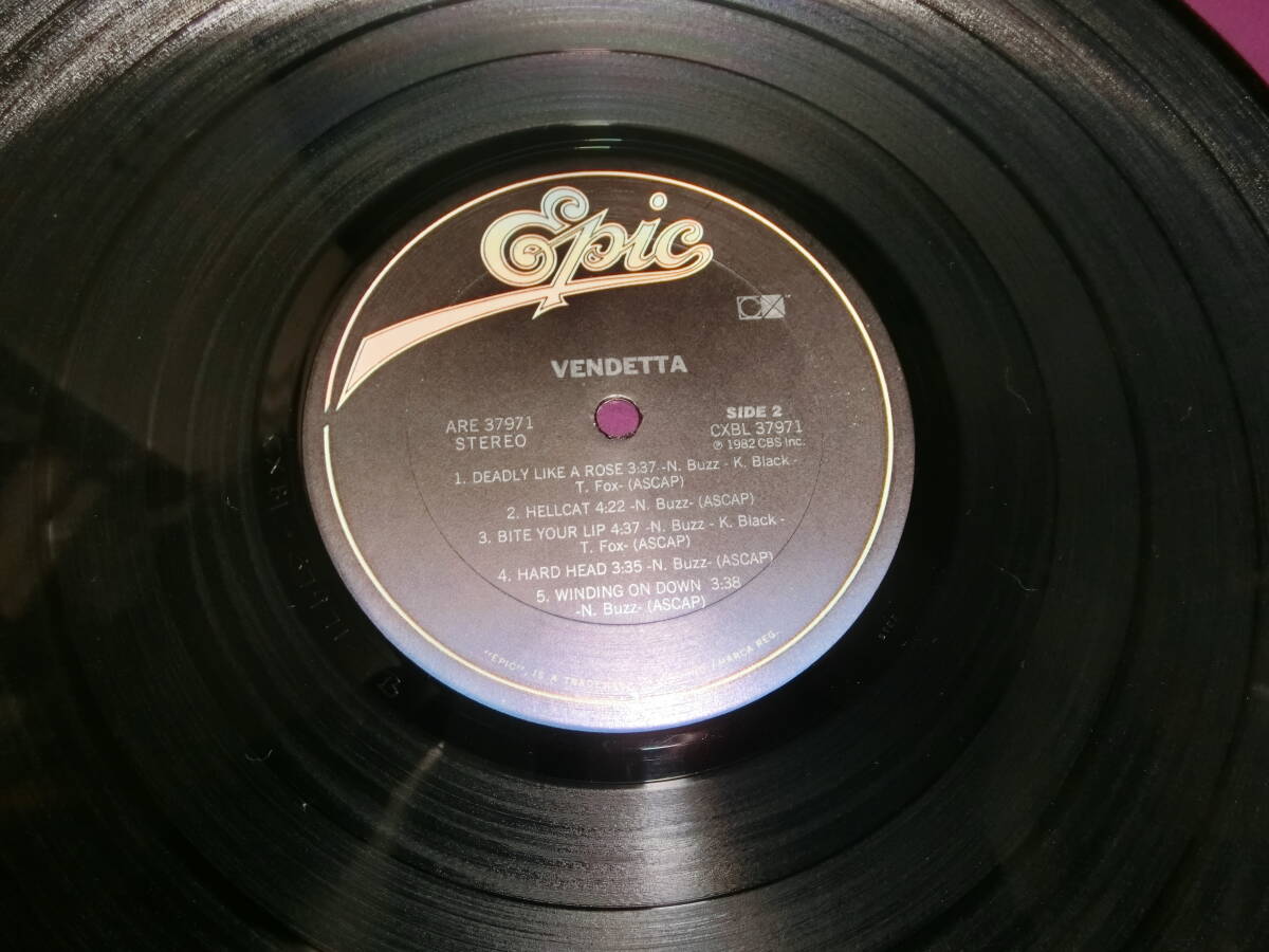 VENDETTA(US)/Same зарубежная запись LP запись один владелец было использовано прекрасный товар US первый период metal 