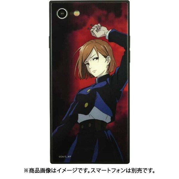 グルマンディーズ gourmandise BJK-01C [iPhone SE/8/7 4.7インチ用 スクエアガラスケース 呪術廻戦 釘崎 野薔薇] iphone スマホケース_画像2