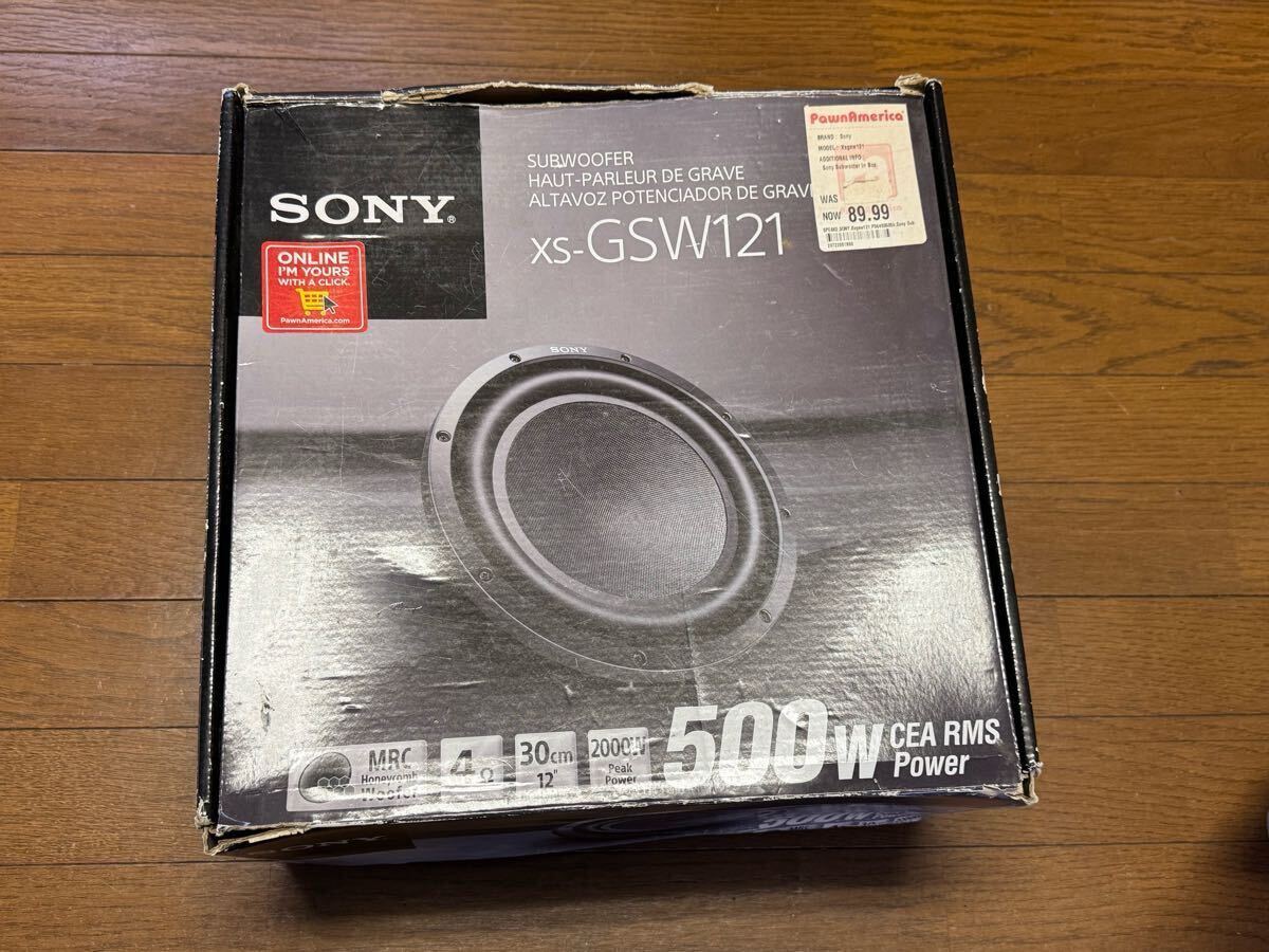 SONY 12インチ ウーハー　US?
