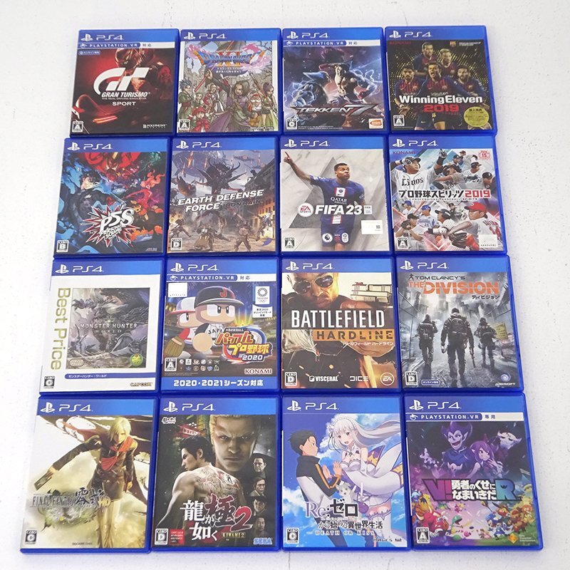 Yahoo!オークション - 中古 PS4ソフト まとめ売り 計16本セット