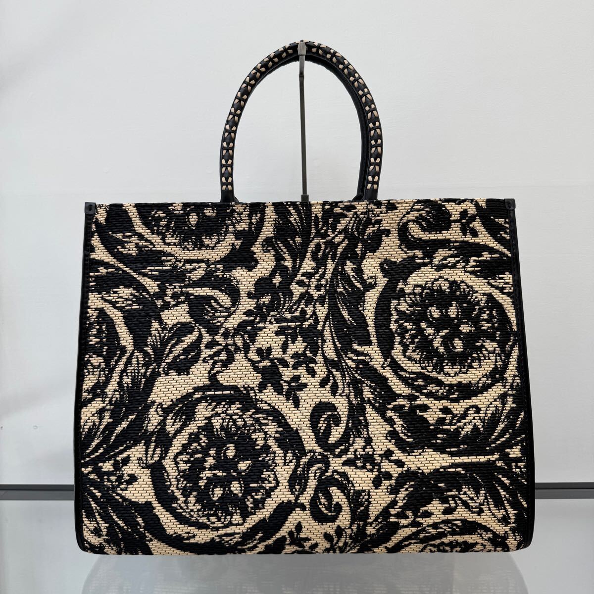 6 新品◇ヴェルサーチ◇バロッコ◇アテナ ラフィア ラージ 6 新品◇ヴェルサーチ◇バロッコ◇アテナ ラフィア ラージ