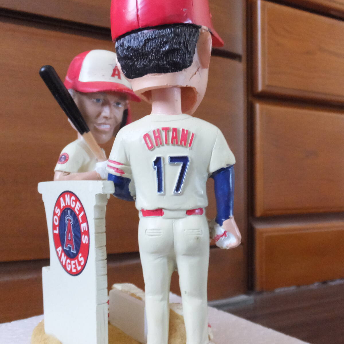 大谷翔平＆マイクトラウト7月1日エンジェルス球場25000体限定配布シティーコネクトボブルヘッド人形　ラスト2個！　OHTANI&TROUT CITY  CONNECT BOBBLEHEAD