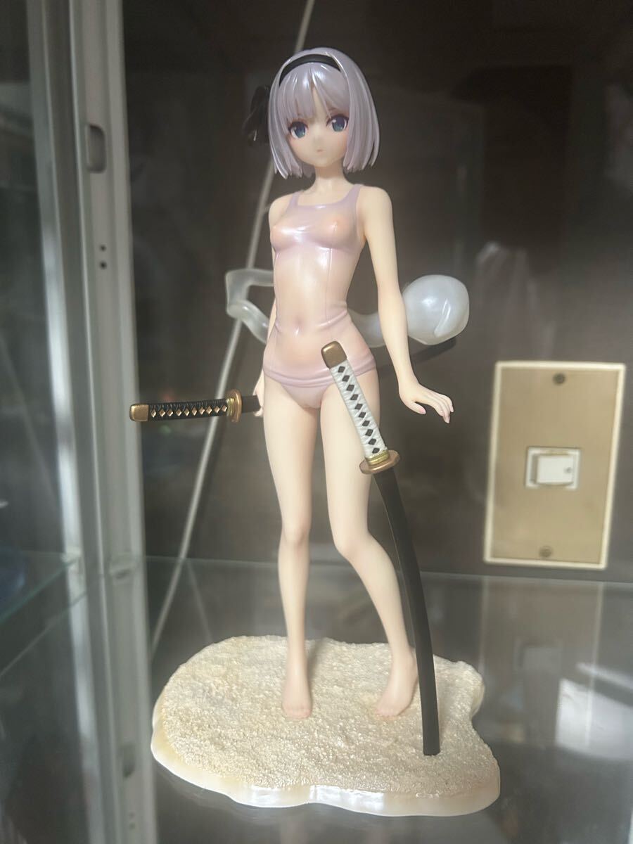 東方人形西行寺幽々子水着ver 白 1/7 フィギュア 塗装済み完成品