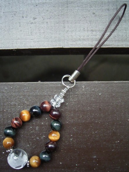  белый . гравюра кристалл x3 цвет Tiger I ремешок натуральный камень Power Stone 