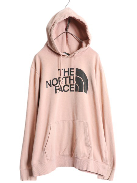 ノースフェイス プリント スウェット フード パーカー メンズ XL The North Face 裏起毛 プルオーバー トレーナー アウトドア 大きいサイズ