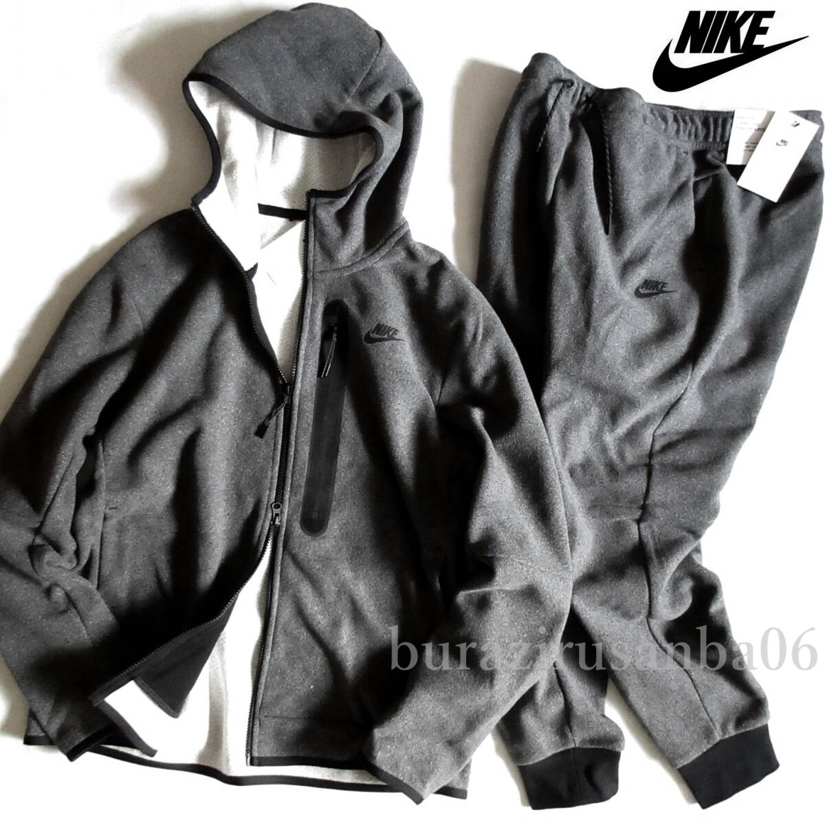 XL◆未使用 定価34,650円 NIKE NSW ナイキ テックフリース 上下 パーカー ジョガーパンツ 厚手 フリース 裏起毛 セットアップ Tech Fleece