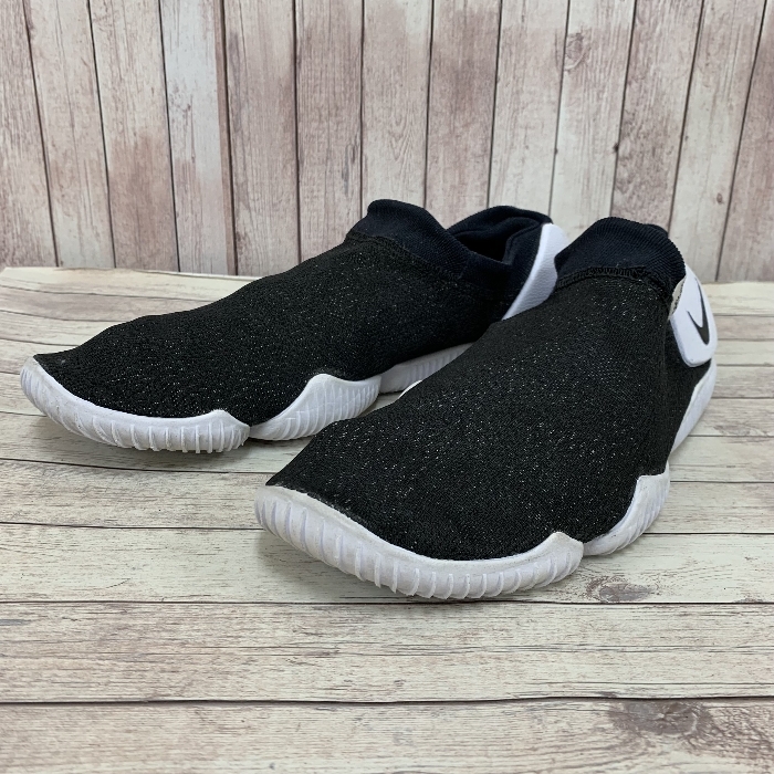 ナイキ NIKE 885105-001 AQUA SOCK 360 スニーカー アクアソック メッシュ ロゴマーク ブラック ホワイト 黒 白 28cm