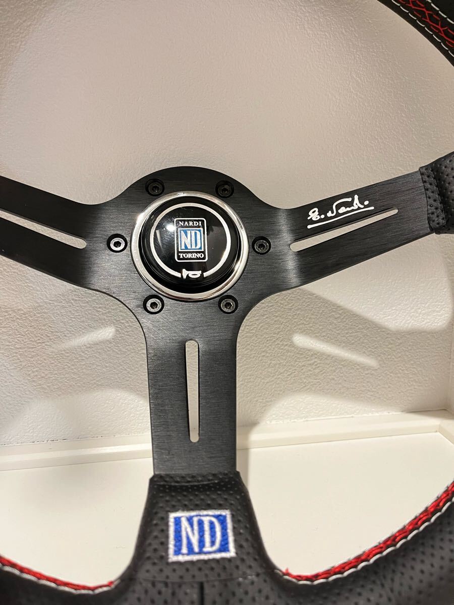 NARDI ND TORINO スポーツステアリング ナルディ ステアリング スポーツ パンチング ブラックスポーク