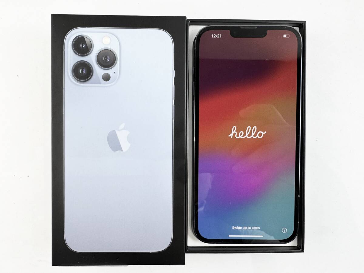 中古 iPhone 13 Pro Max AU 256GBシエラブルー MLJD3J/A A2641 1 中古 iPhone 13 Pro Max AU 256GBシエラブルー MLJD3J/A A2641 1