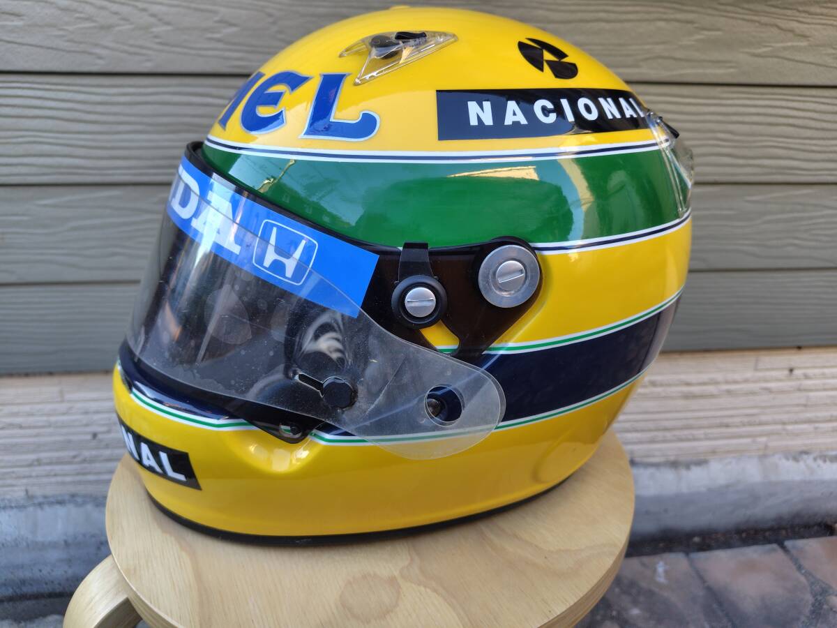 【中古美品レア】Arai アライ GP-5X 1987年 アイルトン?セナ Ayrton Senna レプリカ CAMEL TEAM LOTUS HONDA 2006年制 59‐60サイズ