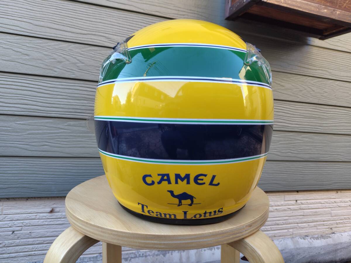 【中古美品レア】Arai アライ GP-5X 1987年 アイルトン?セナ Ayrton Senna レプリカ CAMEL TEAM LOTUS HONDA 2006年制 59‐60サイズ