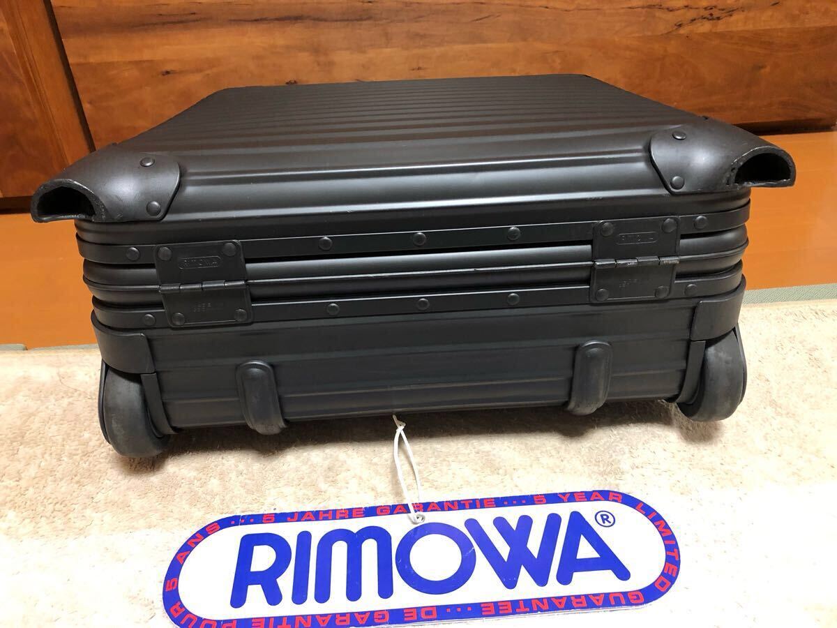☆美品☆激レア☆RIMOWA リモワ　ステルス　ビジネストロリー2輪　28L Yahoo!オークション - 美品 激レア RIMOWA リモワ ステルス