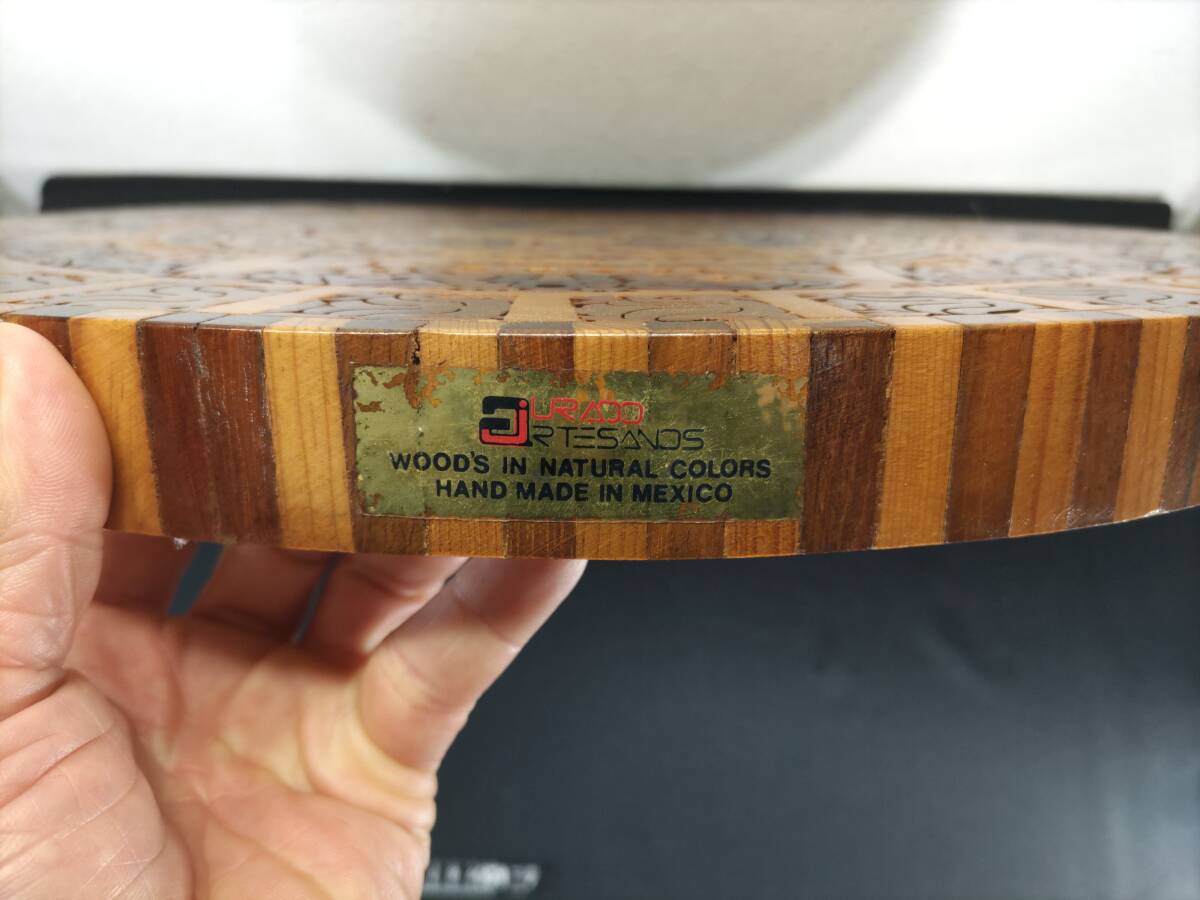 メキシコ木製寄木細工 アステカカレンダー メキシコ木製寄木細工 アステカカレンダー - メルカリ