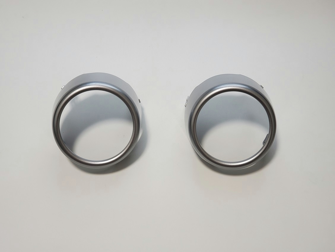 [ новый товар ]200 серия Hiace Toyota оригинальный защита противотуманных фар левый правый серебряный высокая яркость покраска оправа 50 anniversary commemoration специальный выпуск противотуманые фары оправа 