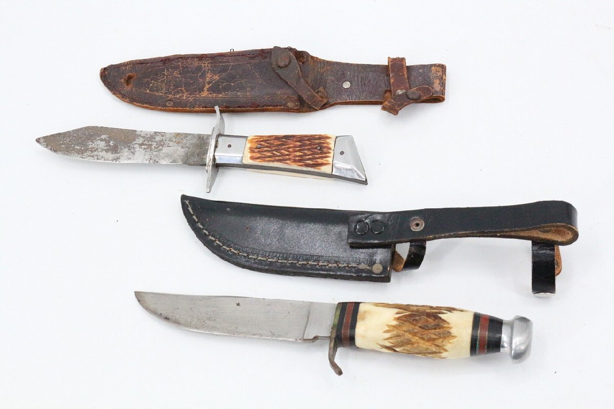 ト長】 サバイバル ナイフ 2本セット 刃長約13cm 鹿角柄 鹿角風 ト長】 サバイバル ナイフ 2本セット 刃長約13cm 鹿角柄 鹿角風