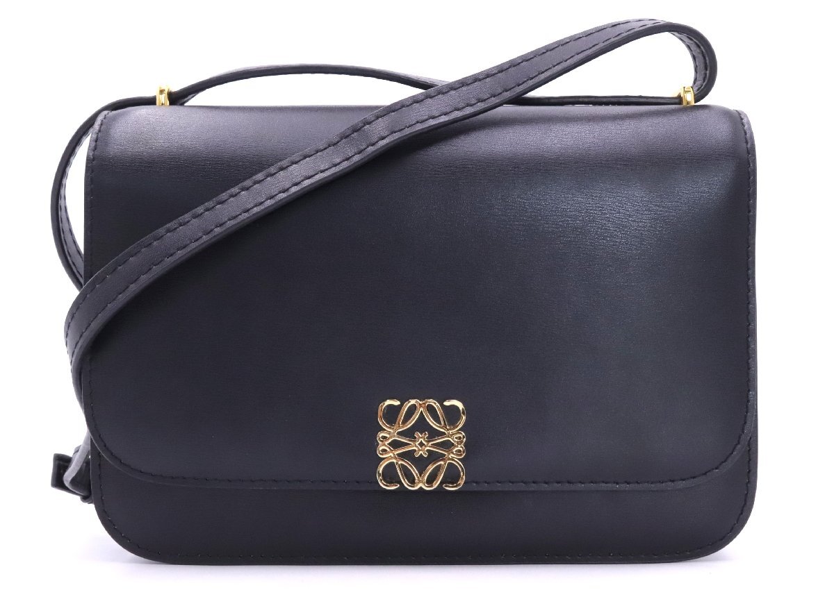 ト長】LOEWE ロエベ ショルダーバッグ アナグラム ゴールド金具 ト長】LOEWE ロエベ ショルダーバッグ アナグラム ゴールド金具