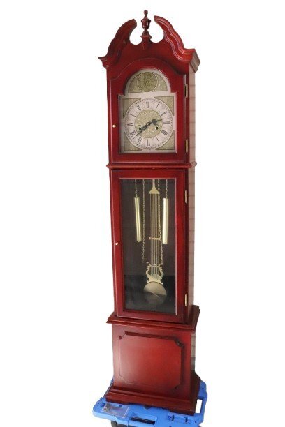 メーカー直売】 Tempus 稼働品 ゼンマイ式振り子時計 柱時計 メーカー直売】 Tempus 稼働品 ゼンマイ式振り子時計 柱時計