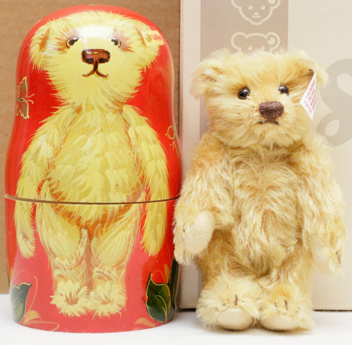 シュタイフ マトリョシカ テディベア Yahoo!オークション - STEIFF 038198 Matrioschka Teddy Bear